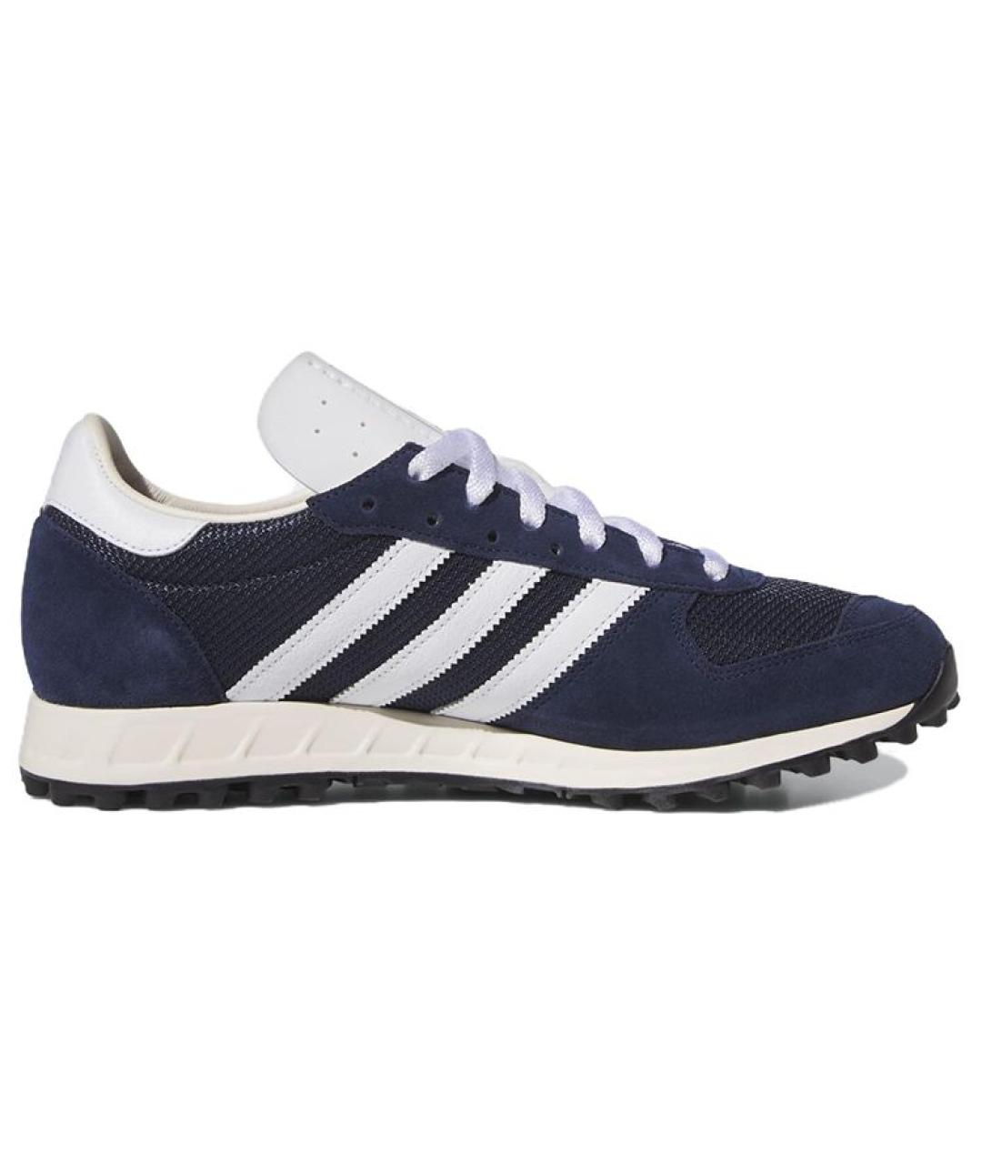 ADIDAS Синие замшевые низкие кроссовки / кеды, фото 2
