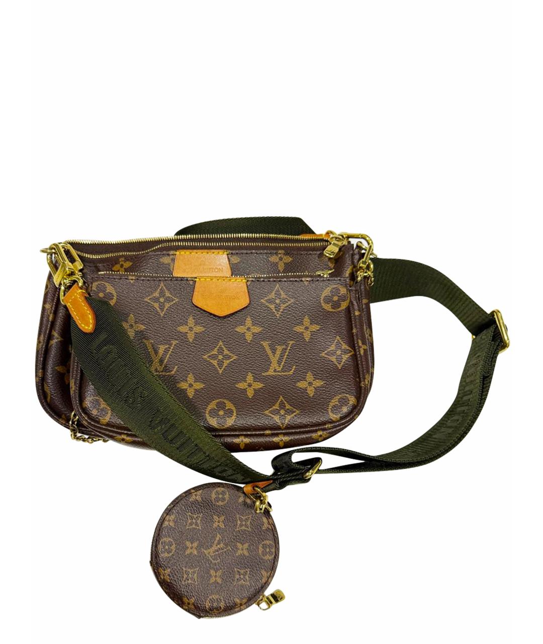 LOUIS VUITTON Коричневая сумка через плечо, фото 1