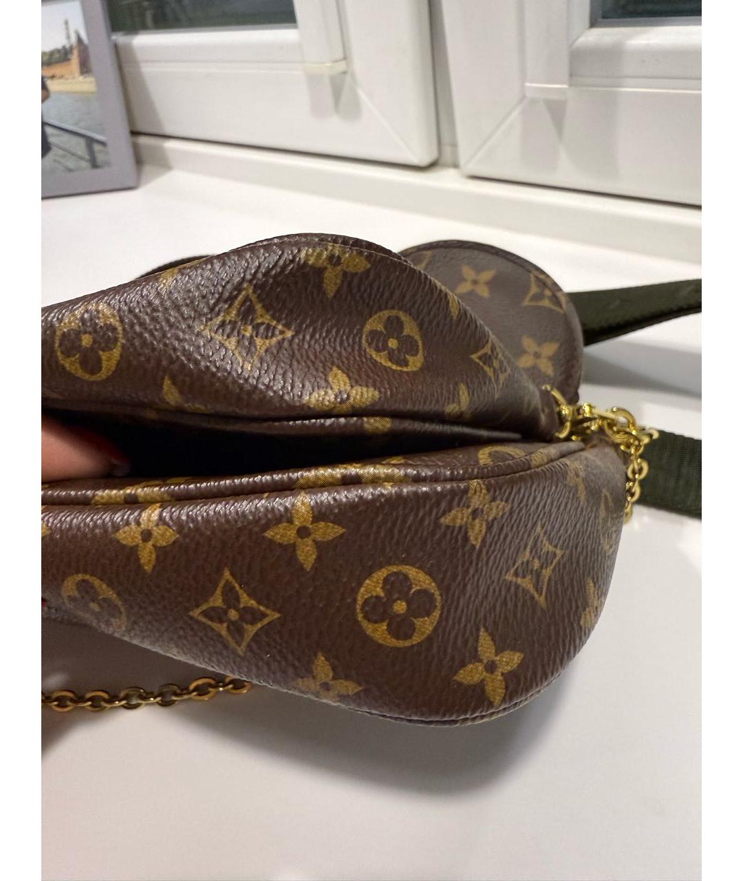 LOUIS VUITTON Коричневая сумка через плечо, фото 2