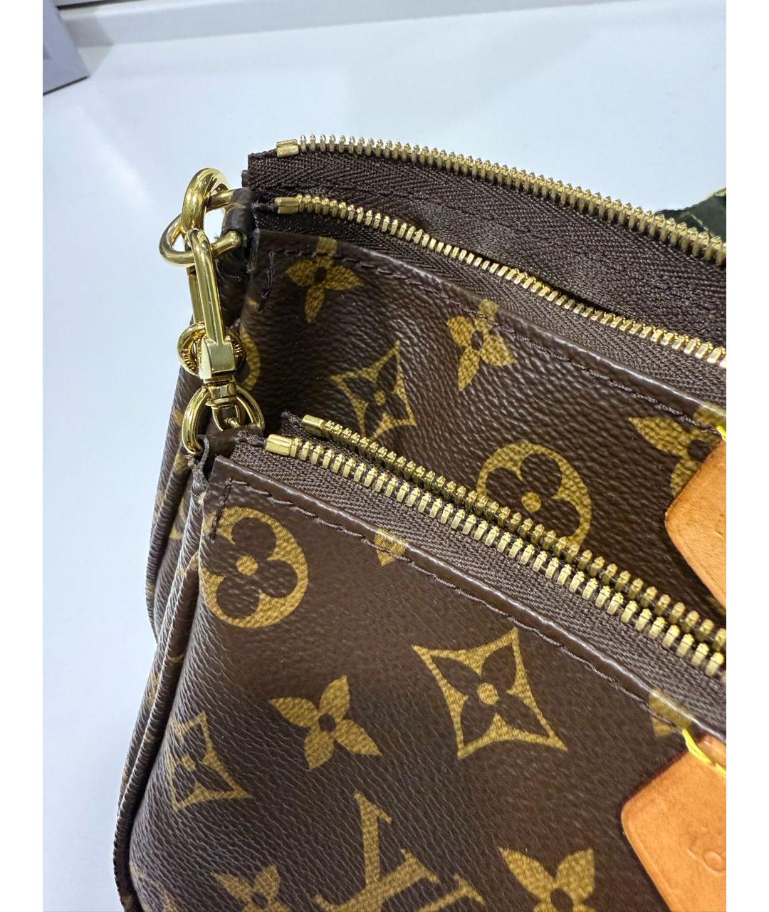 LOUIS VUITTON Коричневая сумка через плечо, фото 5