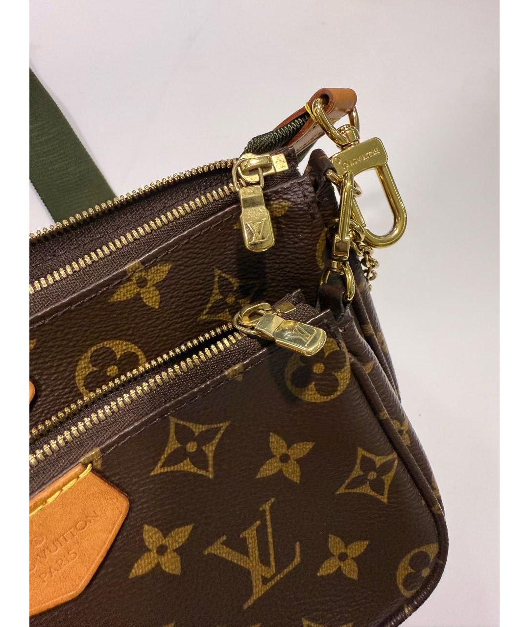 LOUIS VUITTON Коричневая сумка через плечо, фото 6