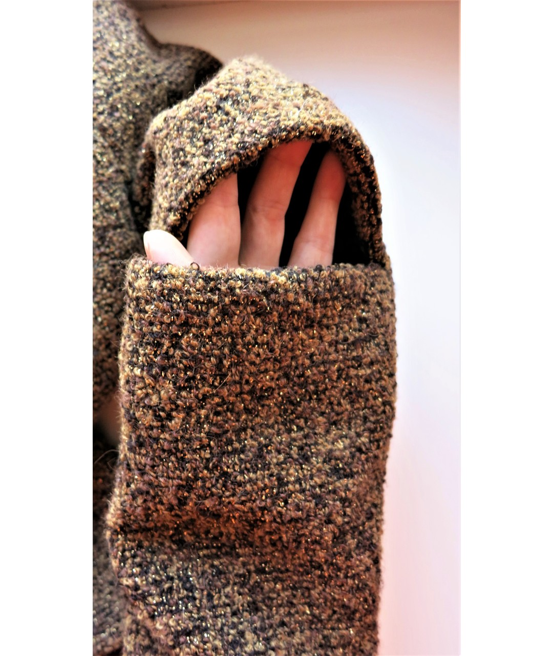 MICHAEL KORS Коричневое шерстяное пальто, фото 6