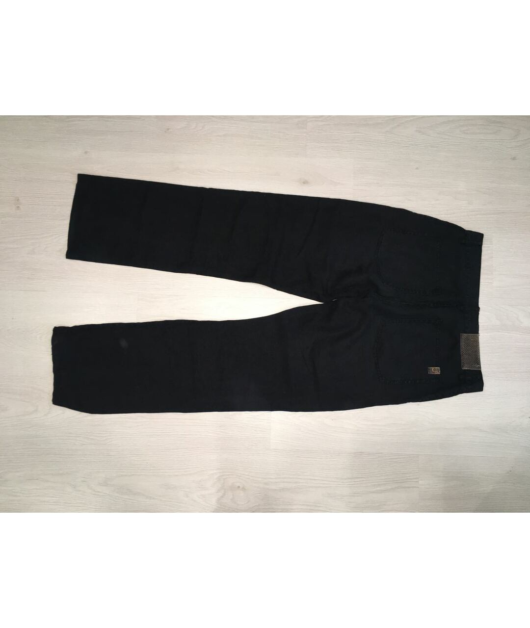 GIANFRANCO FERRE Черные льняные брюки чинос, фото 2