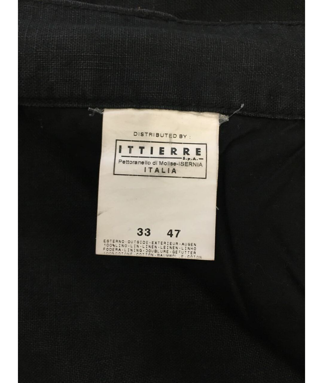 GIANFRANCO FERRE Черные льняные брюки чинос, фото 5
