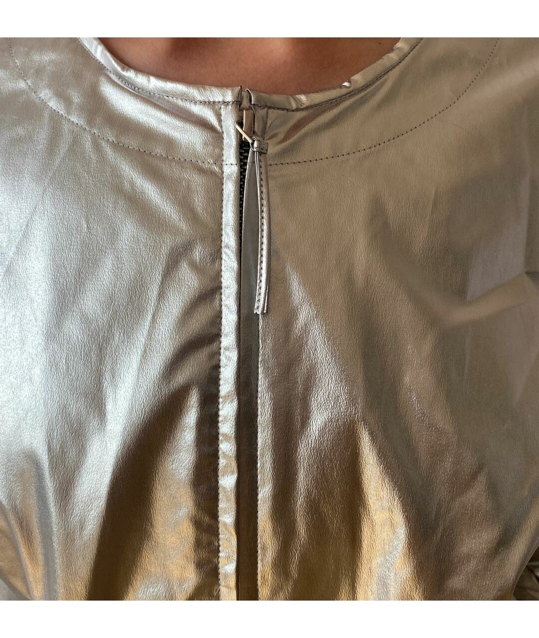 ISABEL MARANT Серебряная куртка, фото 4