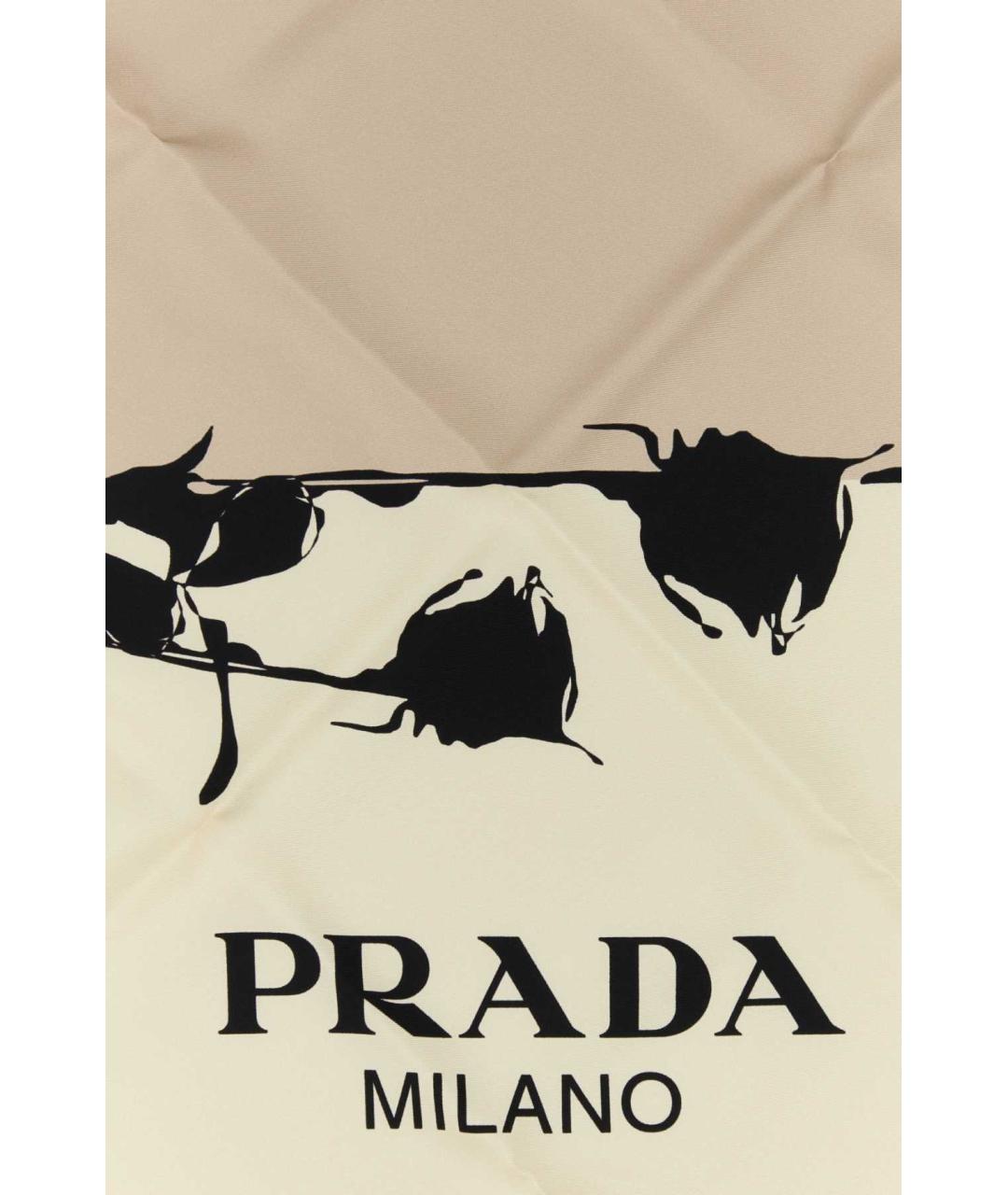 PRADA Мульти шелковый платок, фото 3