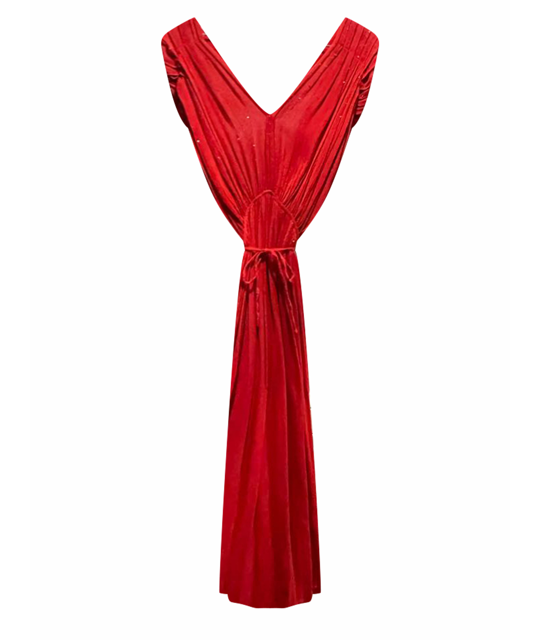 MES DEMOISELLES Красное шелковое вечернее платье, фото 1