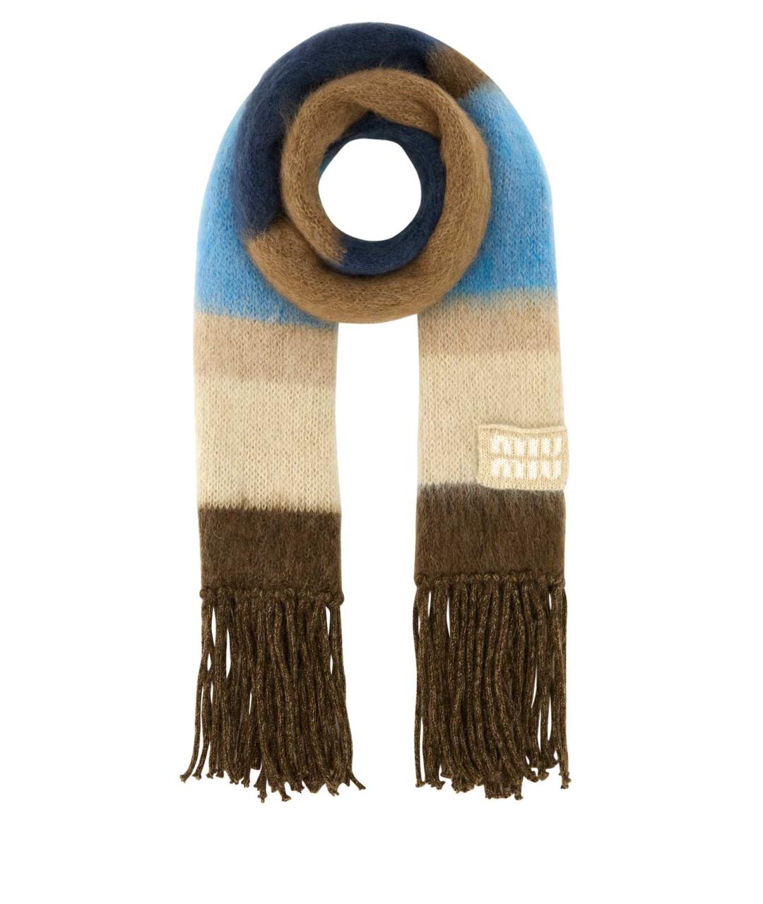 MIU MIU Мульти шерстяной шарф, фото 1
