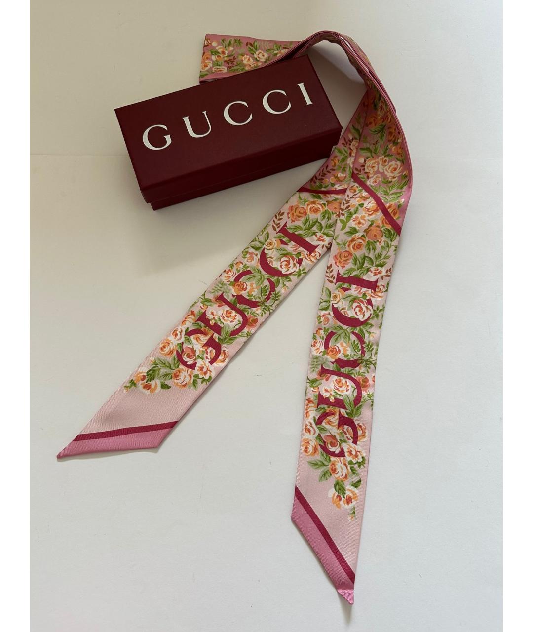 GUCCI Мульти шелковый платок, фото 2