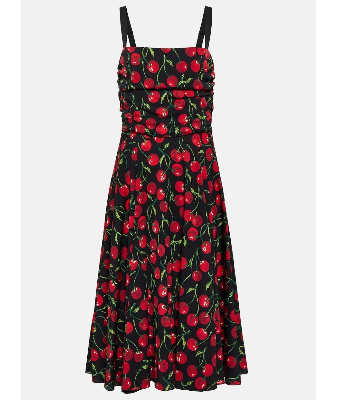 DOLCE&GABBANA Мульти коктейльное платье, фото 10