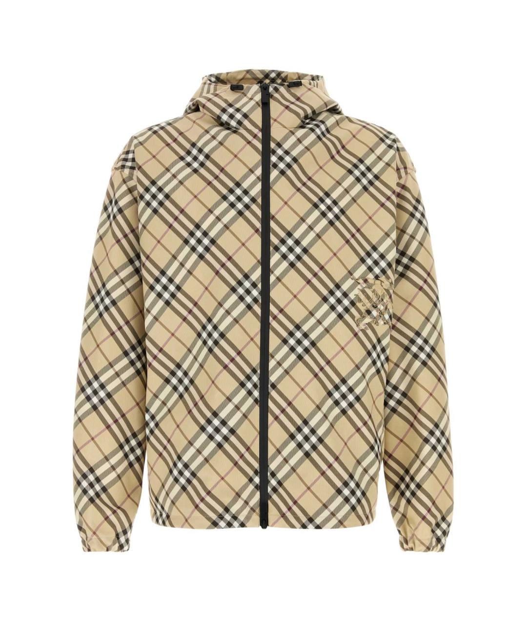 BURBERRY Бежевая полиэстеровая куртка, фото 1