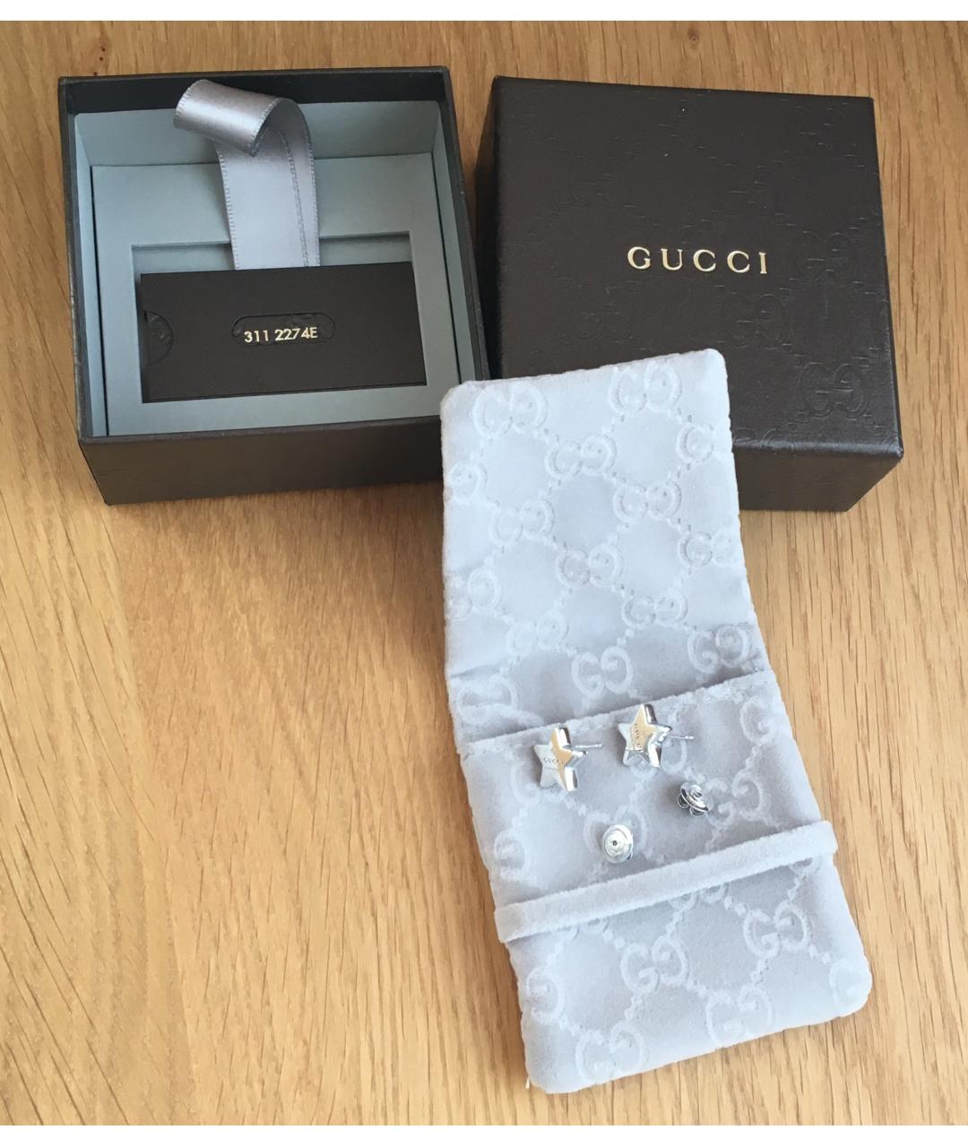 GUCCI Серебряные серебряные серьги, фото 7