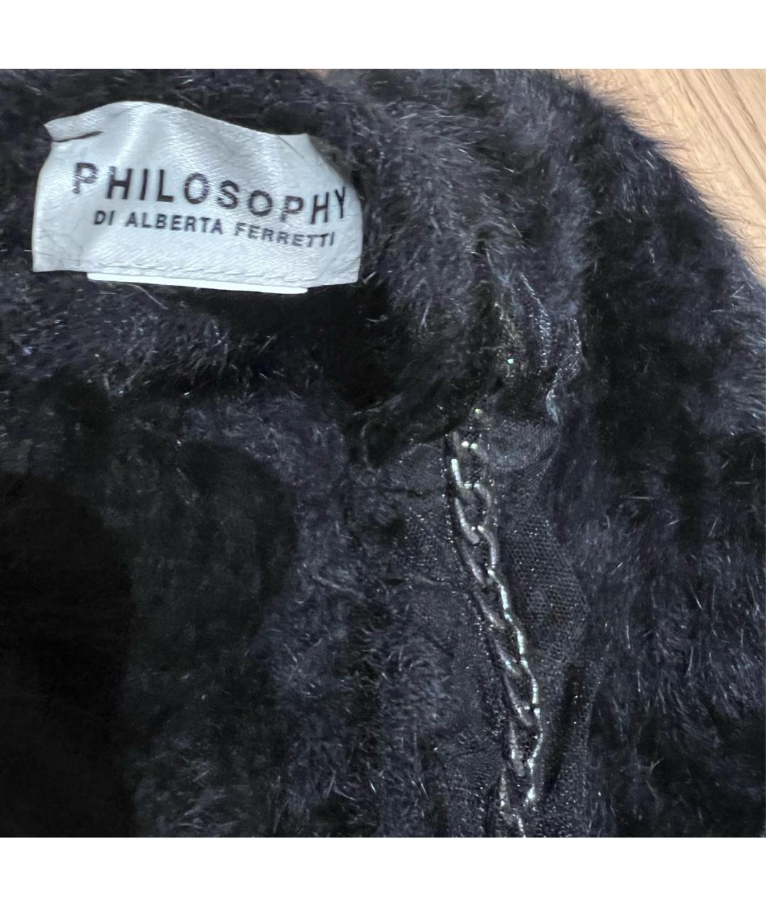 PHILOSOPHY DI ALBERTA FERRETTI Черная шапка, фото 2