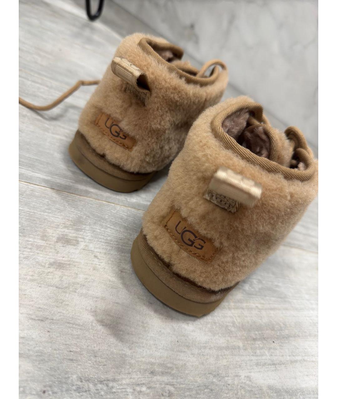 UGG AUSTRALIA Коричневые полусапоги, фото 4