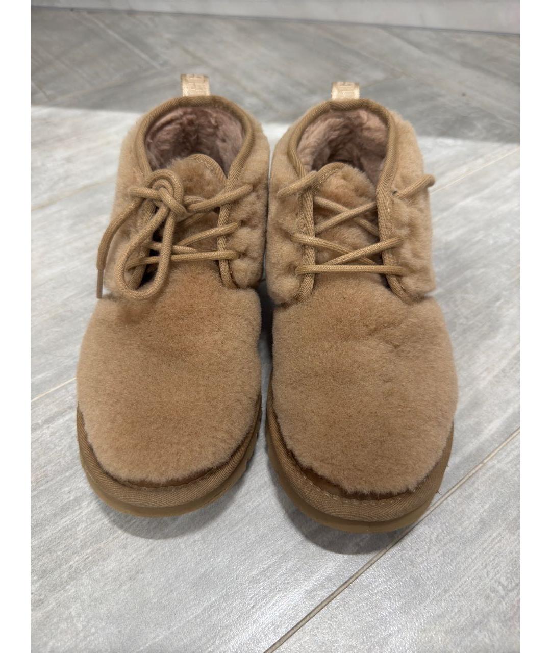 UGG AUSTRALIA Коричневые полусапоги, фото 2