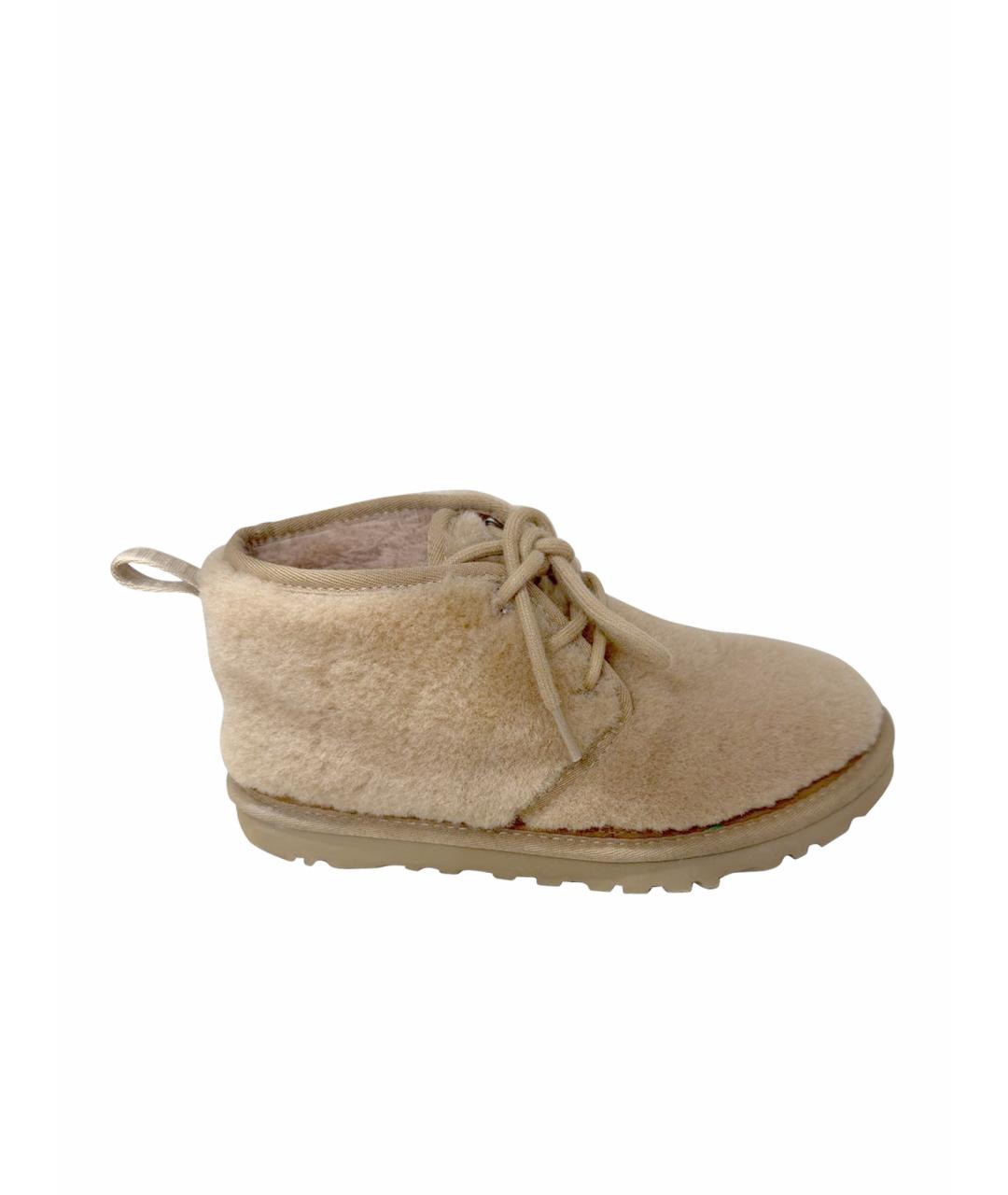 UGG AUSTRALIA Коричневые полусапоги, фото 1