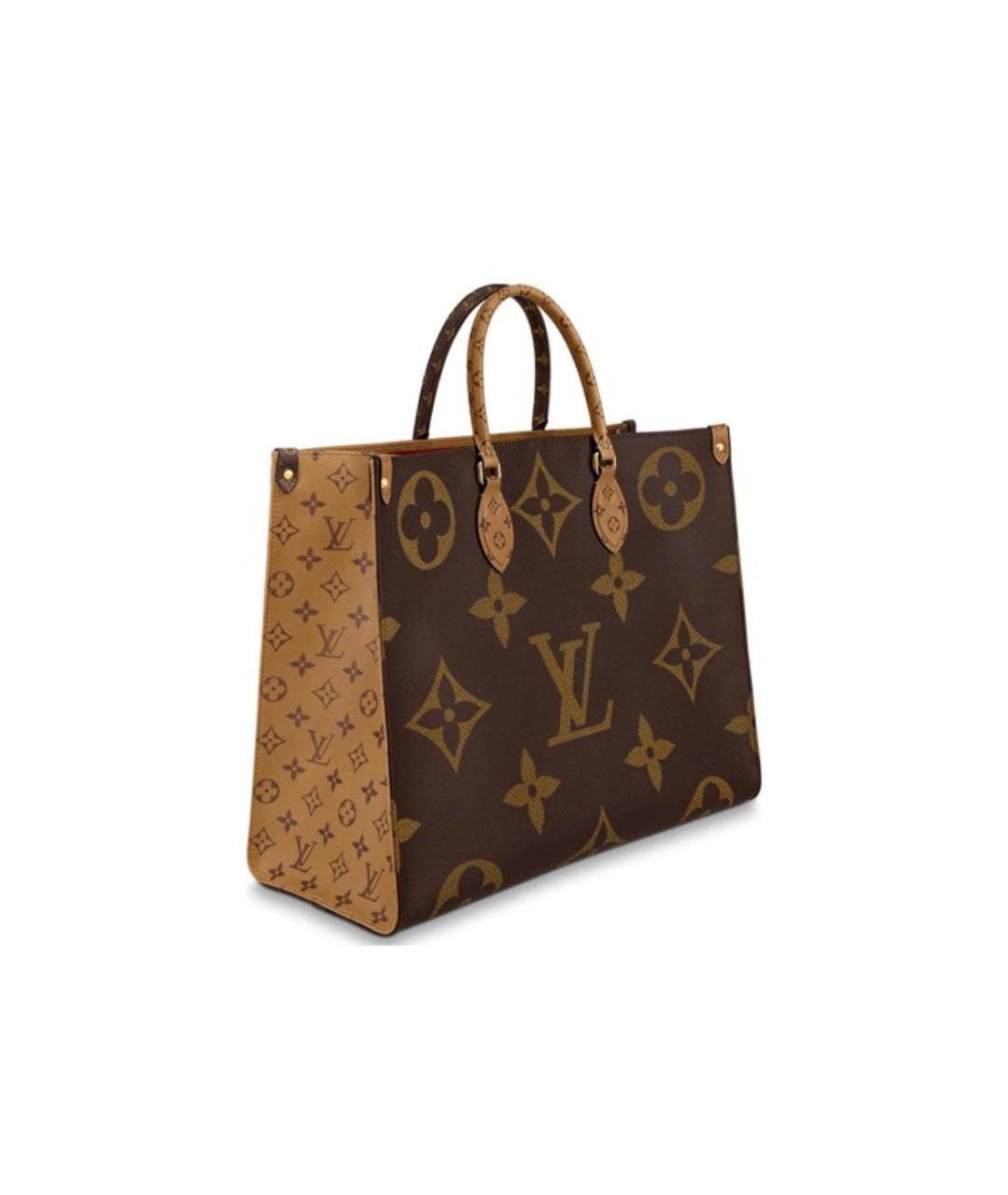 LOUIS VUITTON Коричневая сумка тоут, фото 3