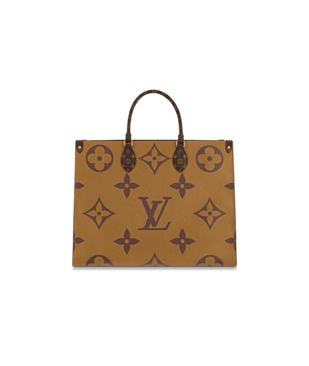 LOUIS VUITTON Коричневая сумка тоут, фото 1