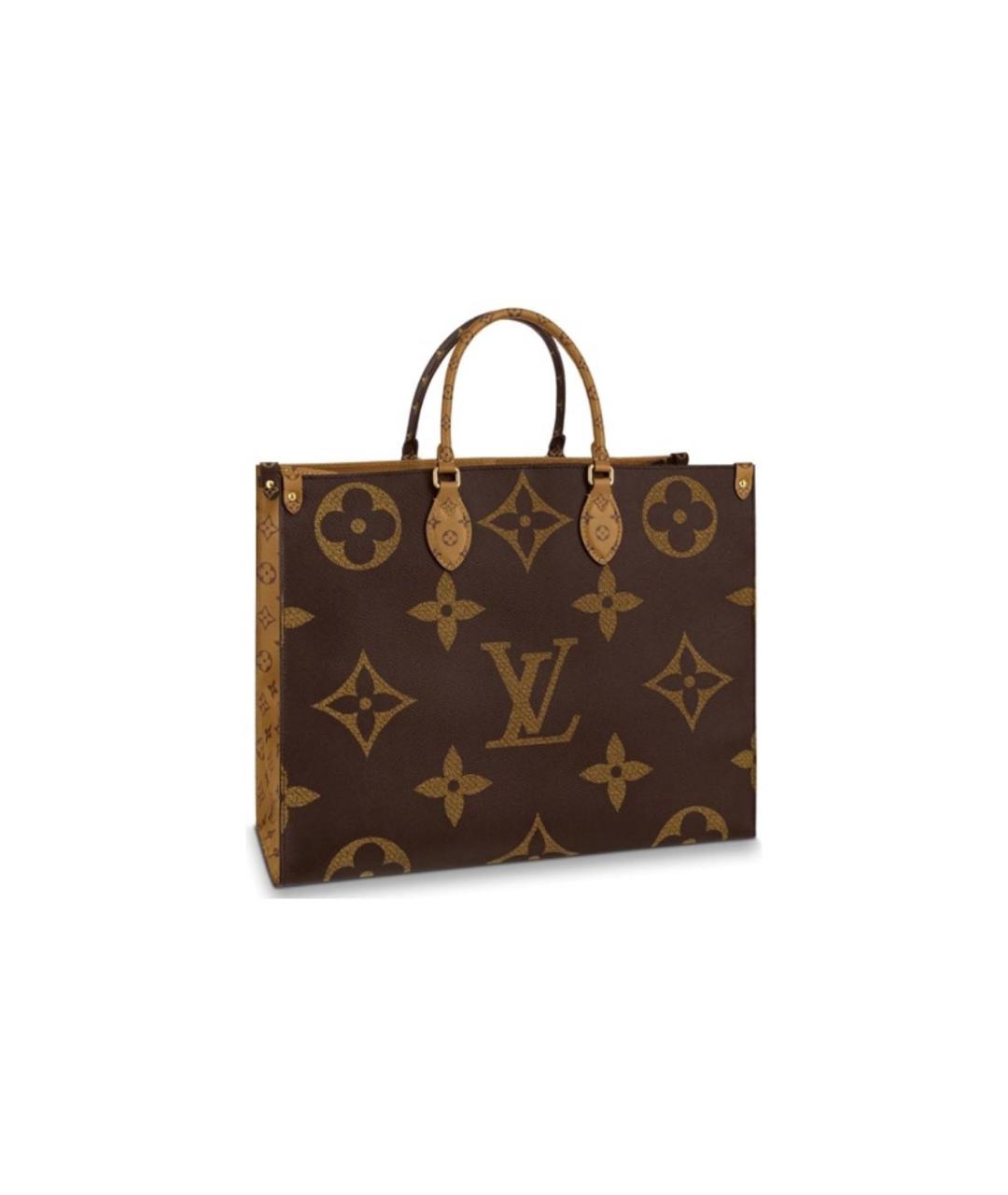 LOUIS VUITTON Коричневая сумка тоут, фото 2