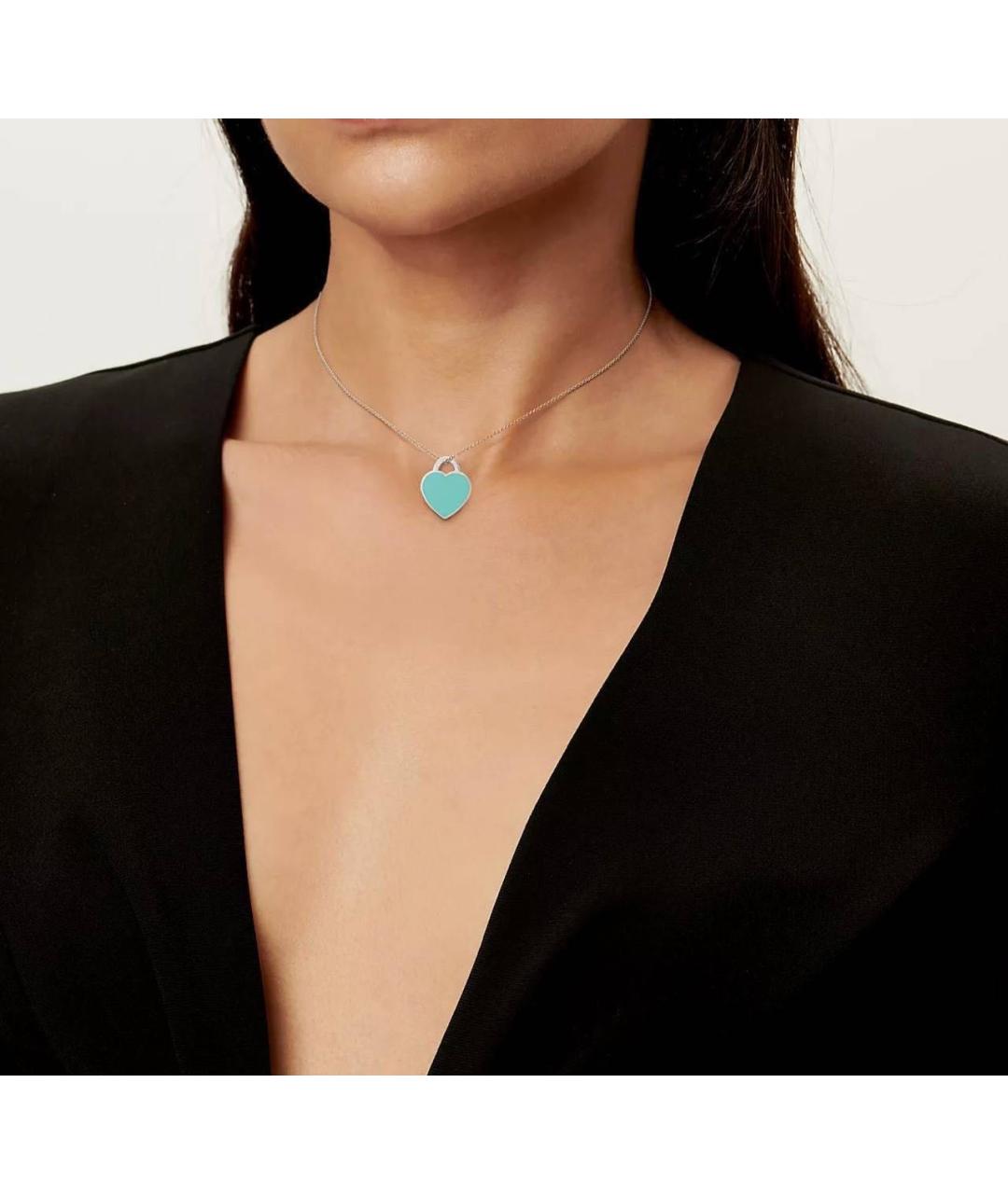 TIFFANY&CO Серебряная серебряная подвеска, фото 4