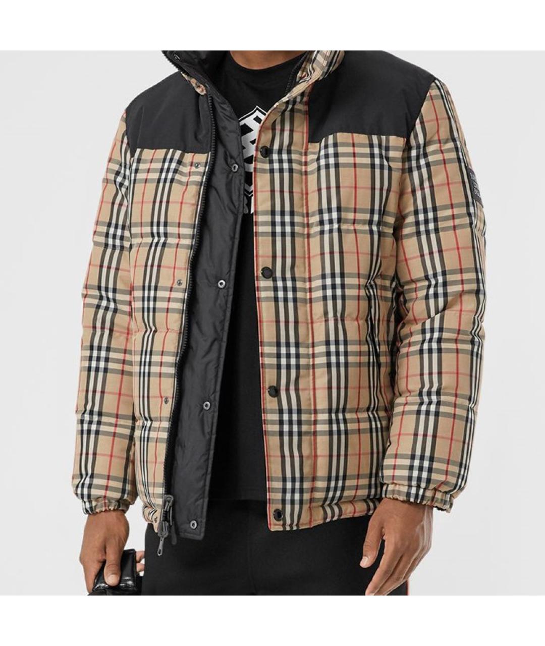 BURBERRY Бежевый пуховик, фото 6