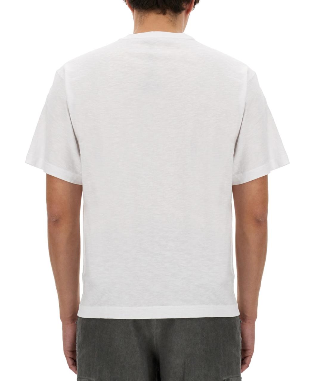 DOLCE&GABBANA Белая хлопковая футболка, фото 3