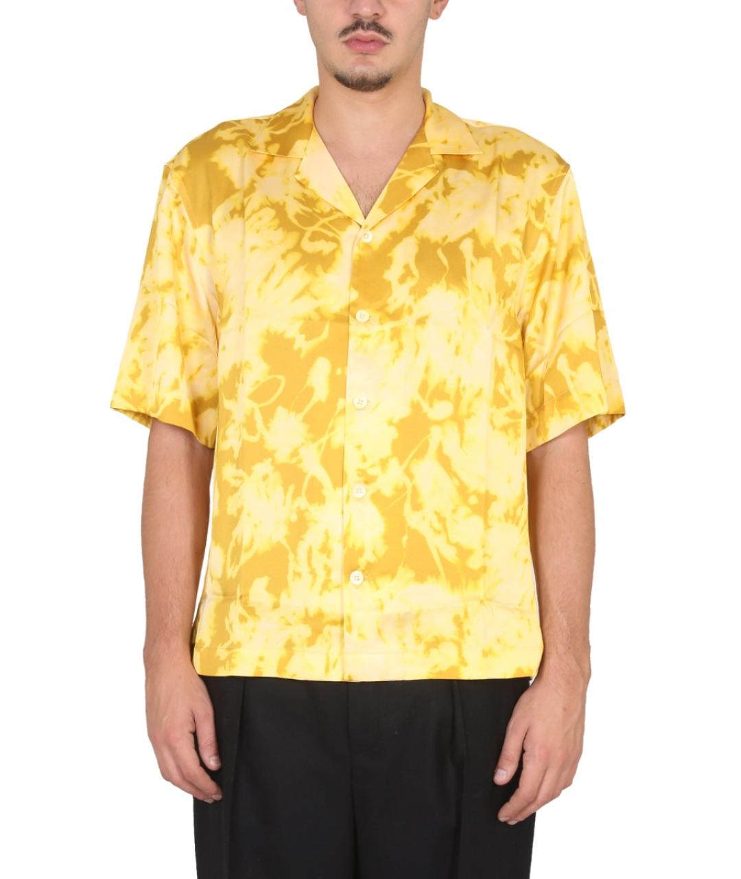 DRIES VAN NOTEN Желтая кэжуал рубашка, фото 2