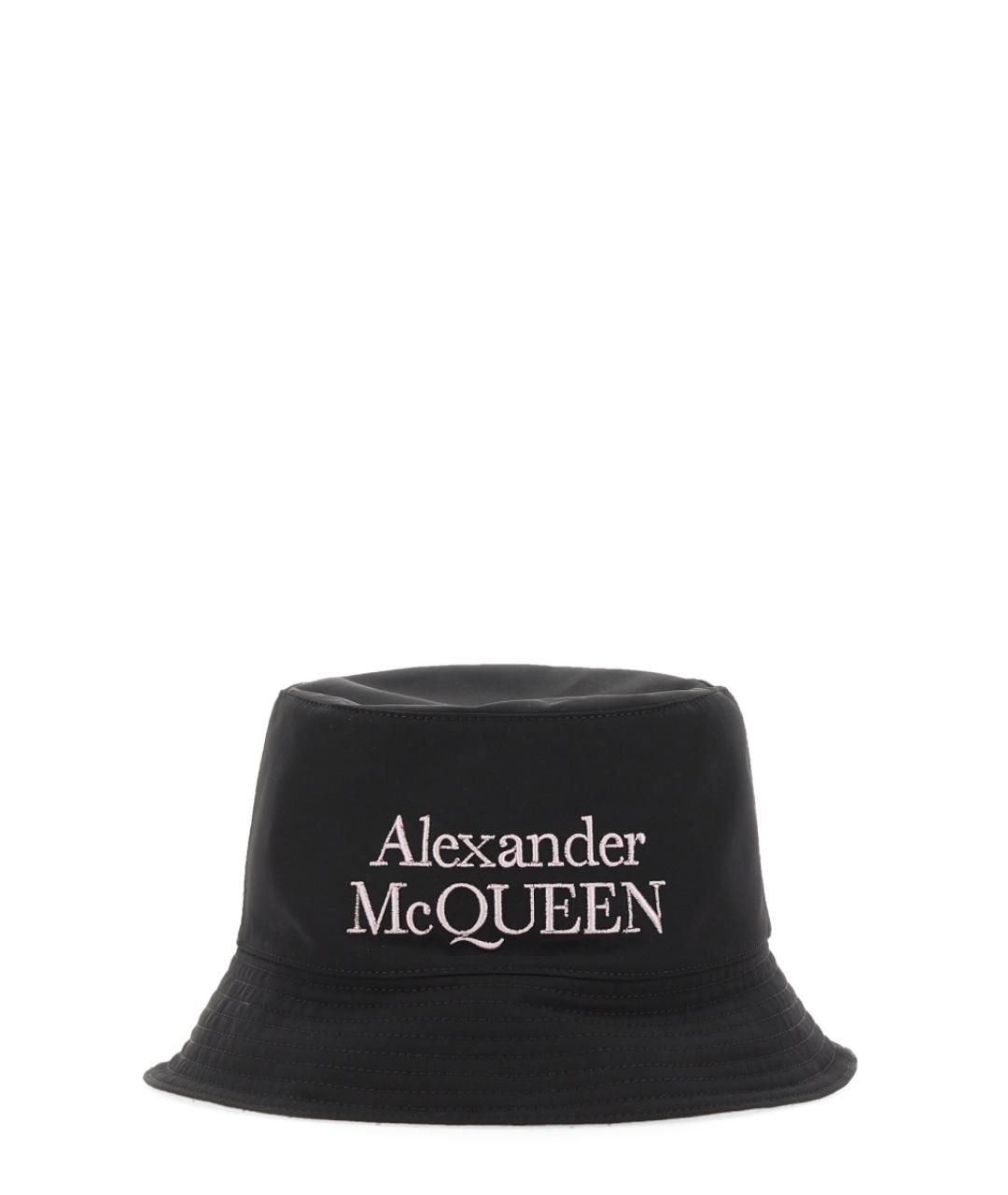 ALEXANDER MCQUEEN Черная хлопковая шапка, фото 1