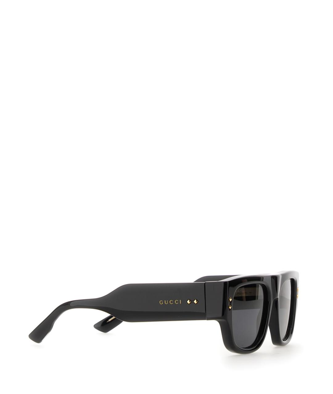GUCCI Черные пластиковые солнцезащитные очки, фото 3