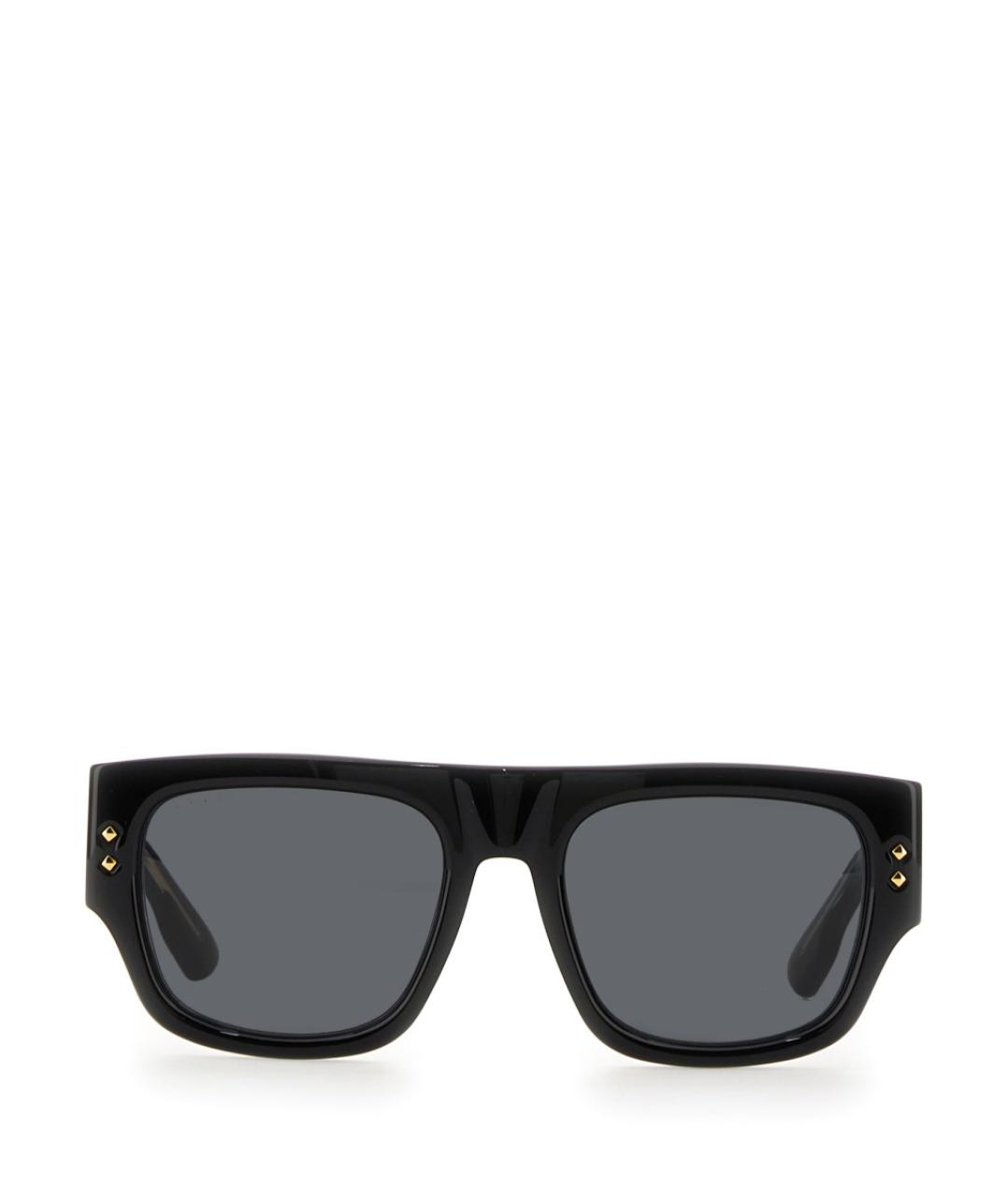 GUCCI Черные пластиковые солнцезащитные очки, фото 1