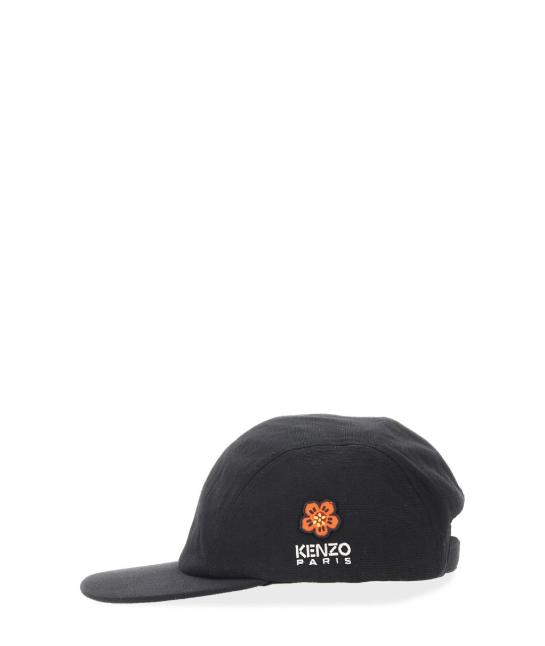 KENZO Черная хлопковая кепка/бейсболка, фото 2