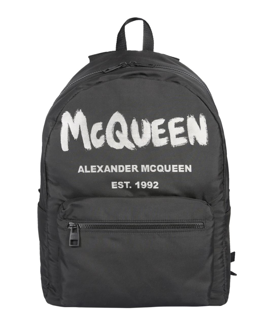 ALEXANDER MCQUEEN Черный синтетический рюкзак, фото 2