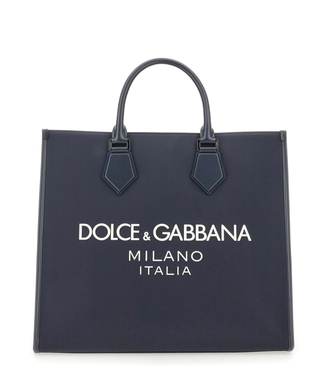 DOLCE&GABBANA Синяя синтетическая сумка на плечо, фото 1