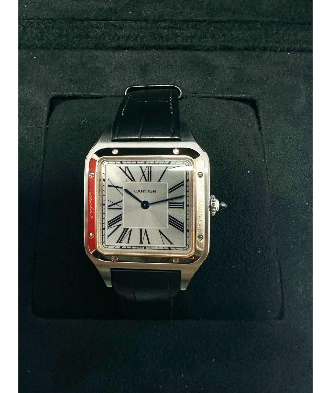 CARTIER Белые часы из розового золота, фото 4