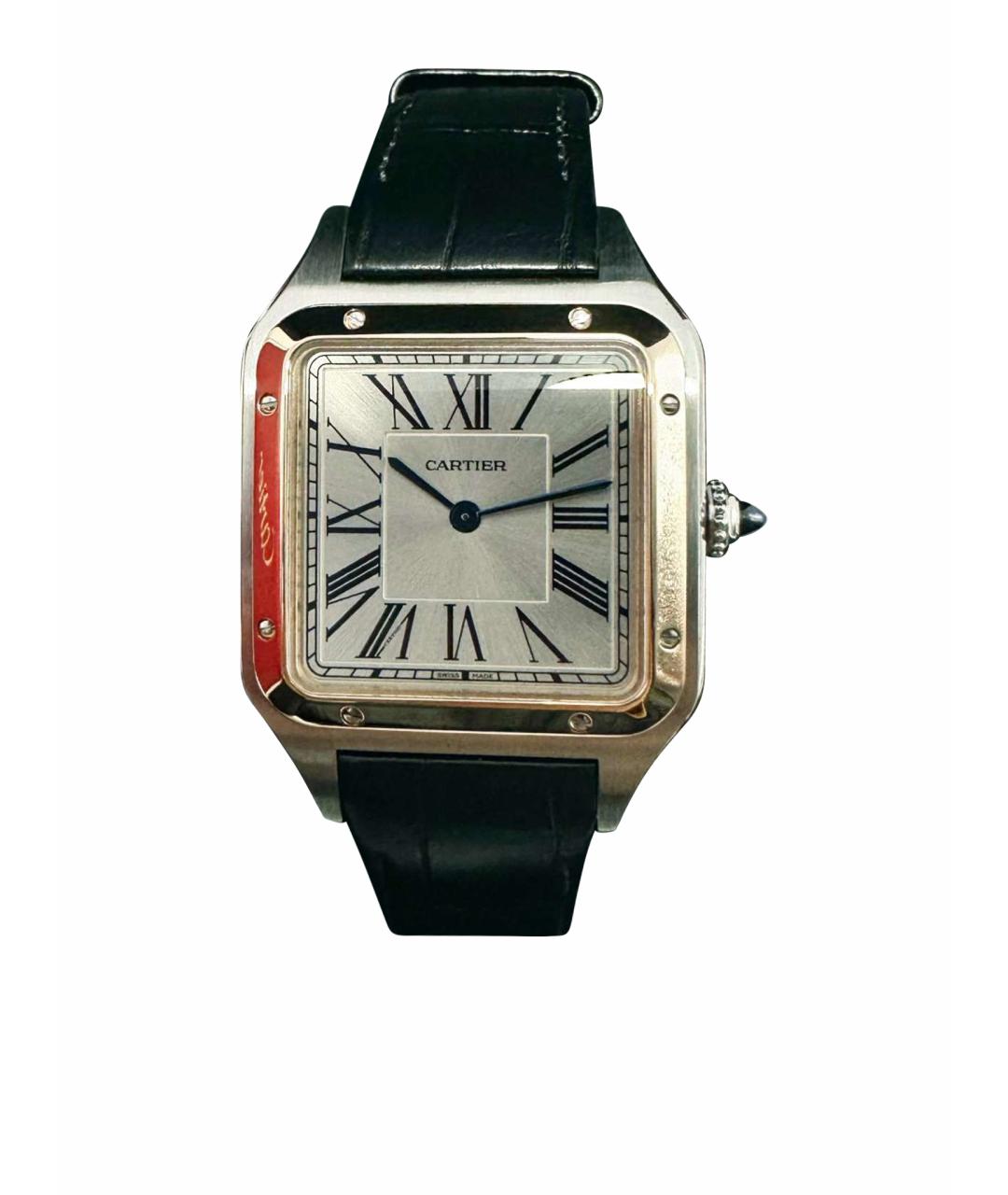 CARTIER Белые часы из розового золота, фото 5