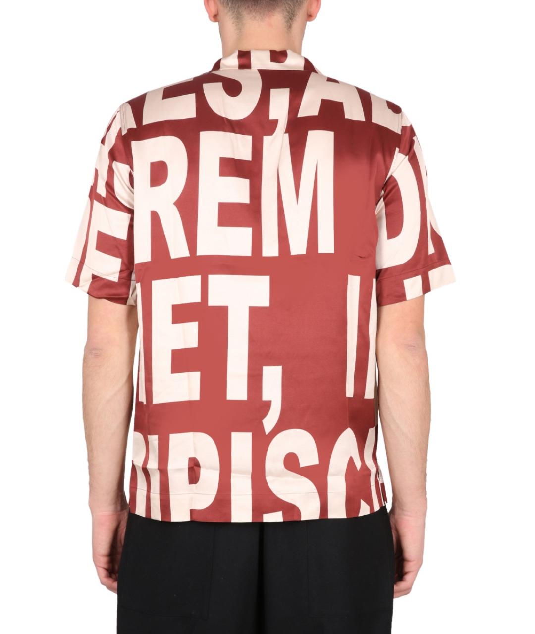 DRIES VAN NOTEN Красная кэжуал рубашка, фото 4