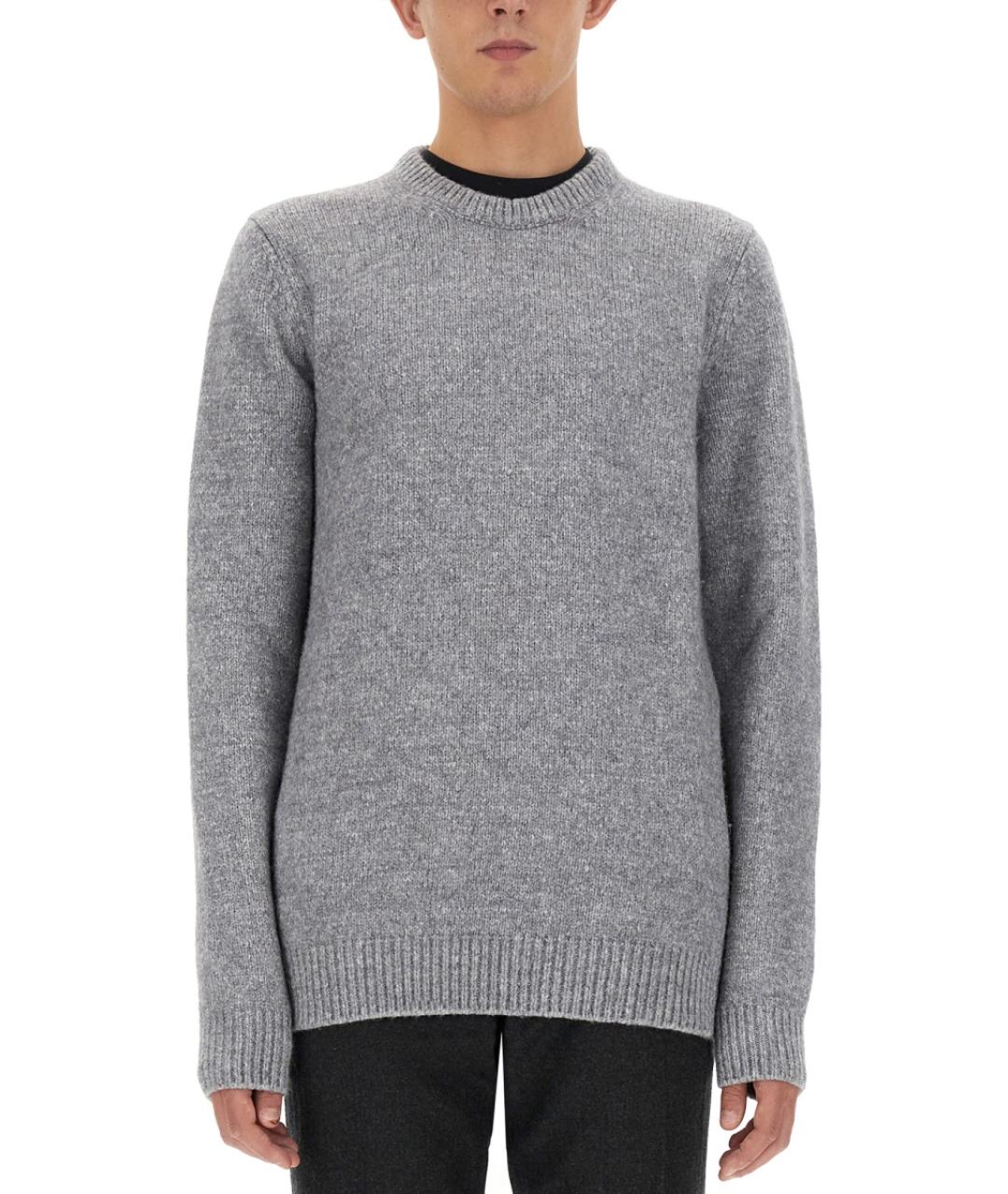 DOLCE&GABBANA Серый шерстяной джемпер / свитер, фото 1