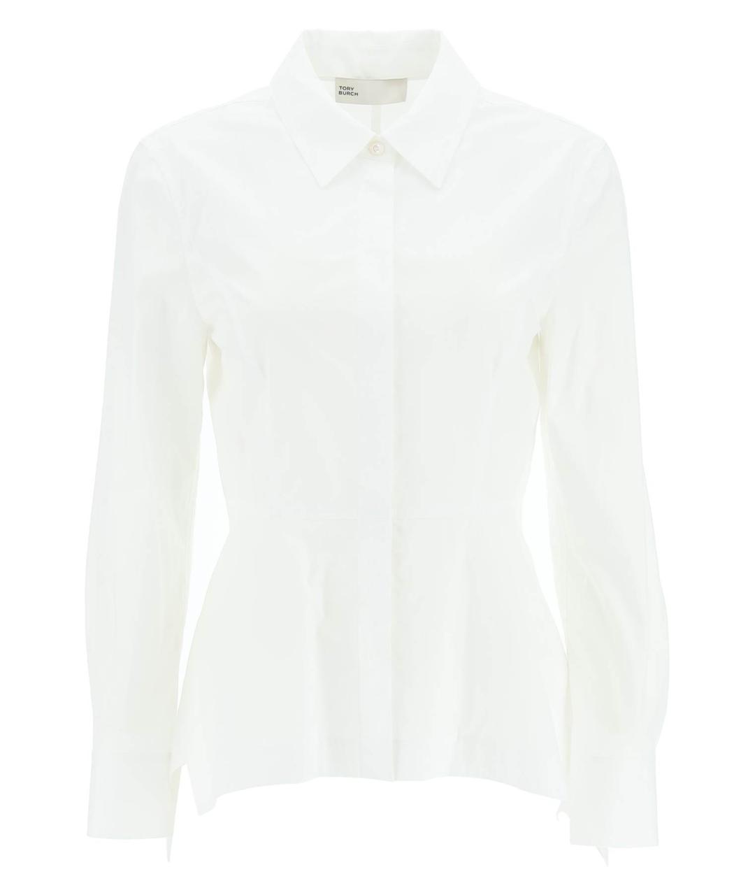 TORY BURCH Белая хлопковая рубашка, фото 1