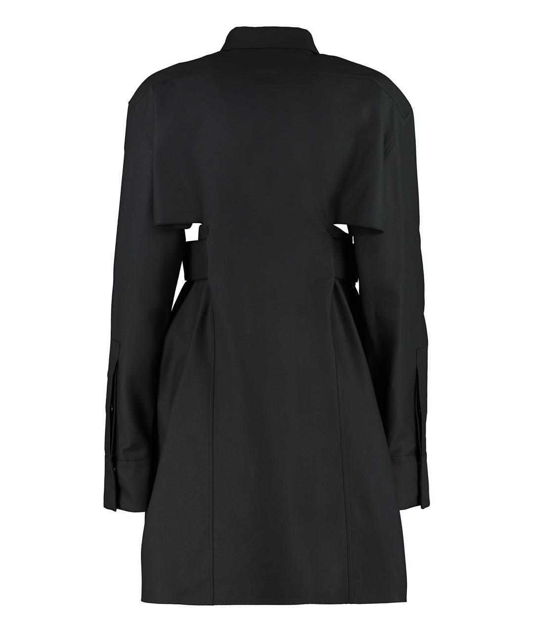 GIVENCHY Черное хлопковое повседневное платье, фото 2