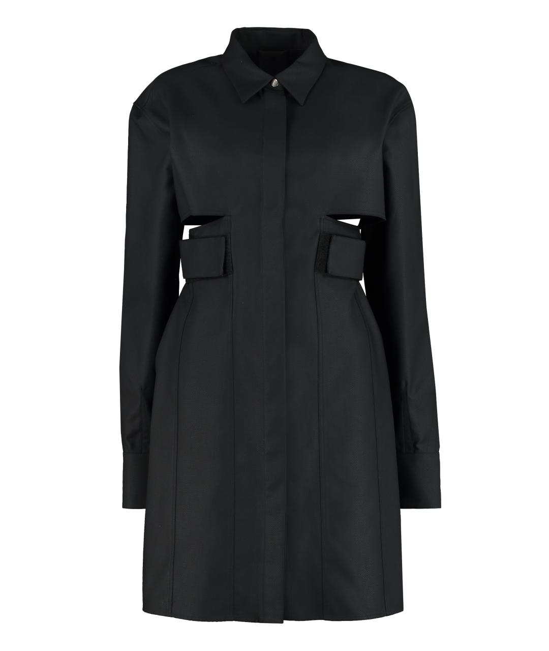GIVENCHY Черное хлопковое повседневное платье, фото 1