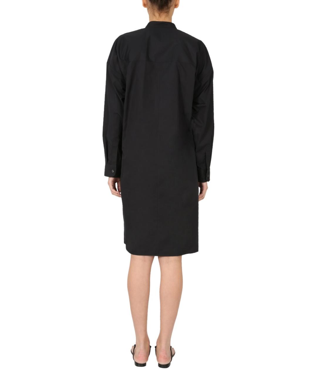 GIVENCHY Черное хлопковое повседневное платье, фото 4