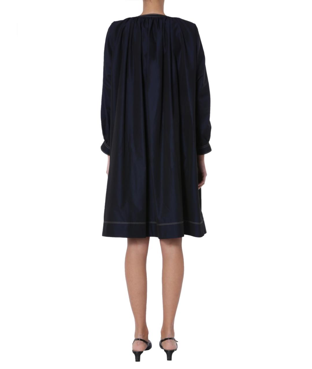 GIVENCHY Синее хлопковое повседневное платье, фото 3
