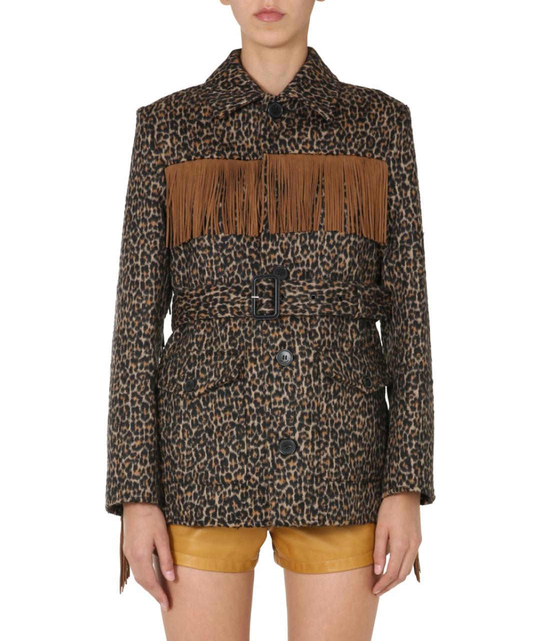 SAINT LAURENT Мульти шерстяная куртка, фото 6