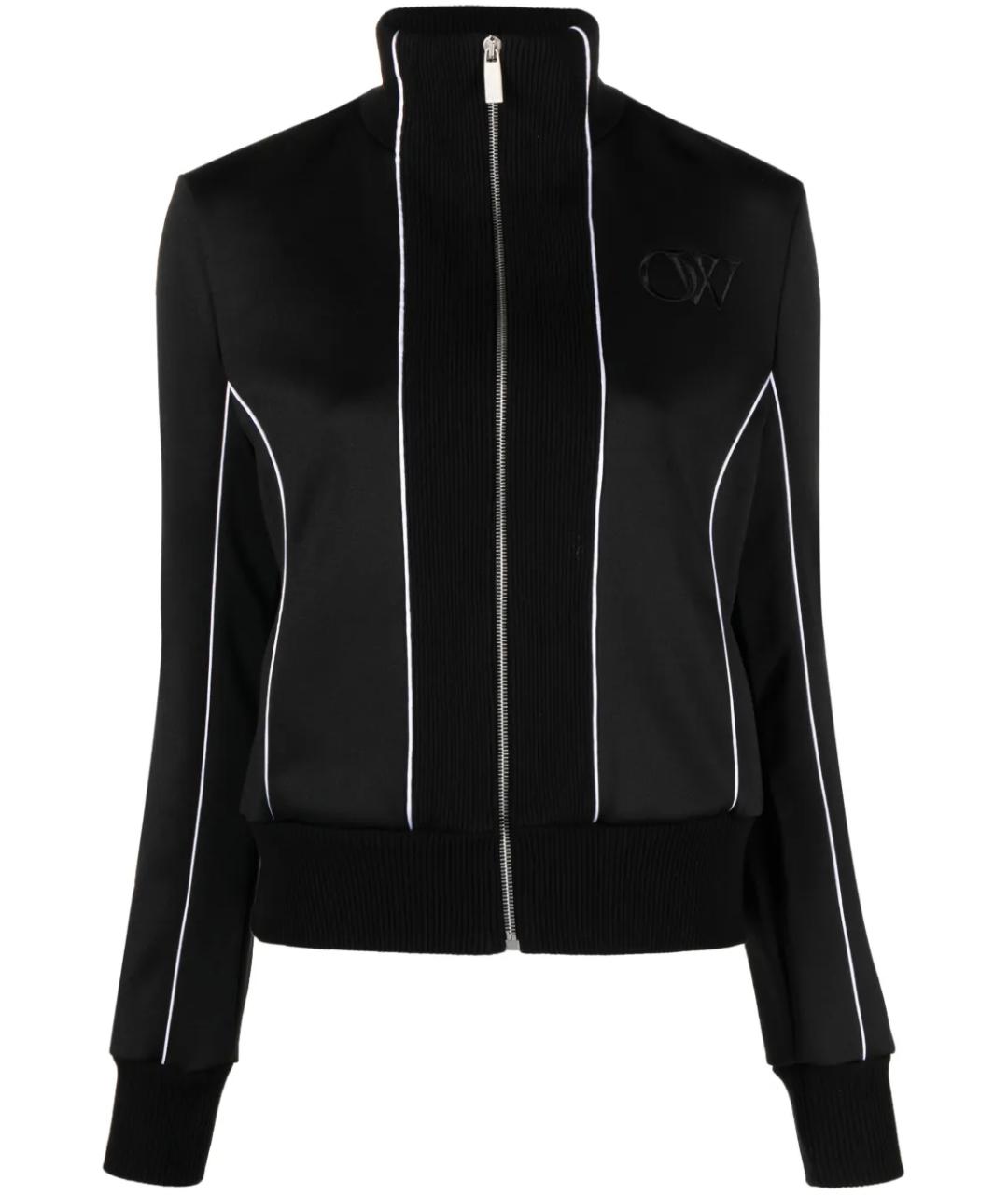 OFF-WHITE Черная полиэстеровая куртка, фото 1