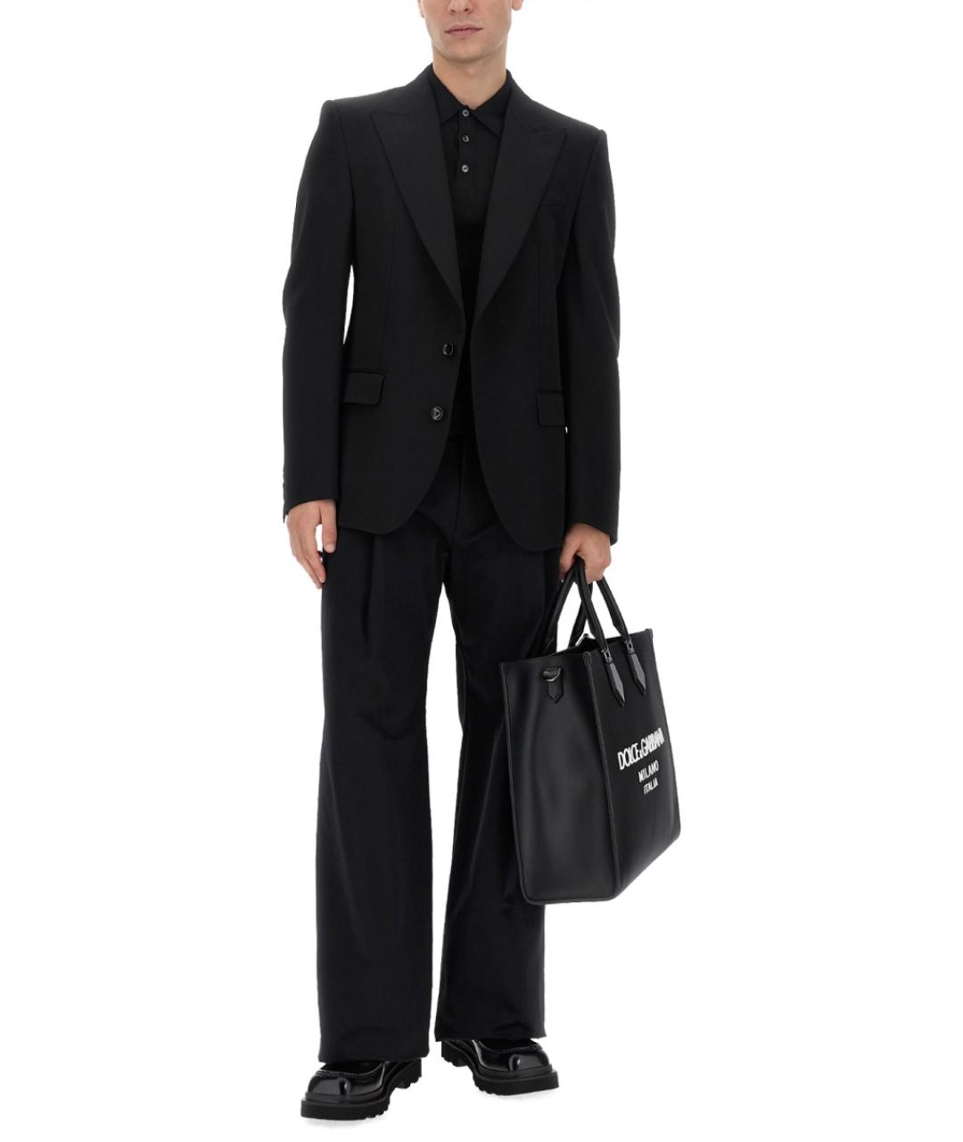 DOLCE&GABBANA Черная шерстяная куртка, фото 2