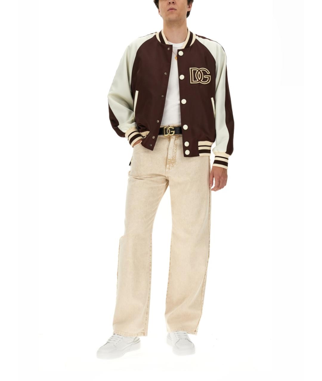 DOLCE&GABBANA Мульти полиэстеровая куртка, фото 2