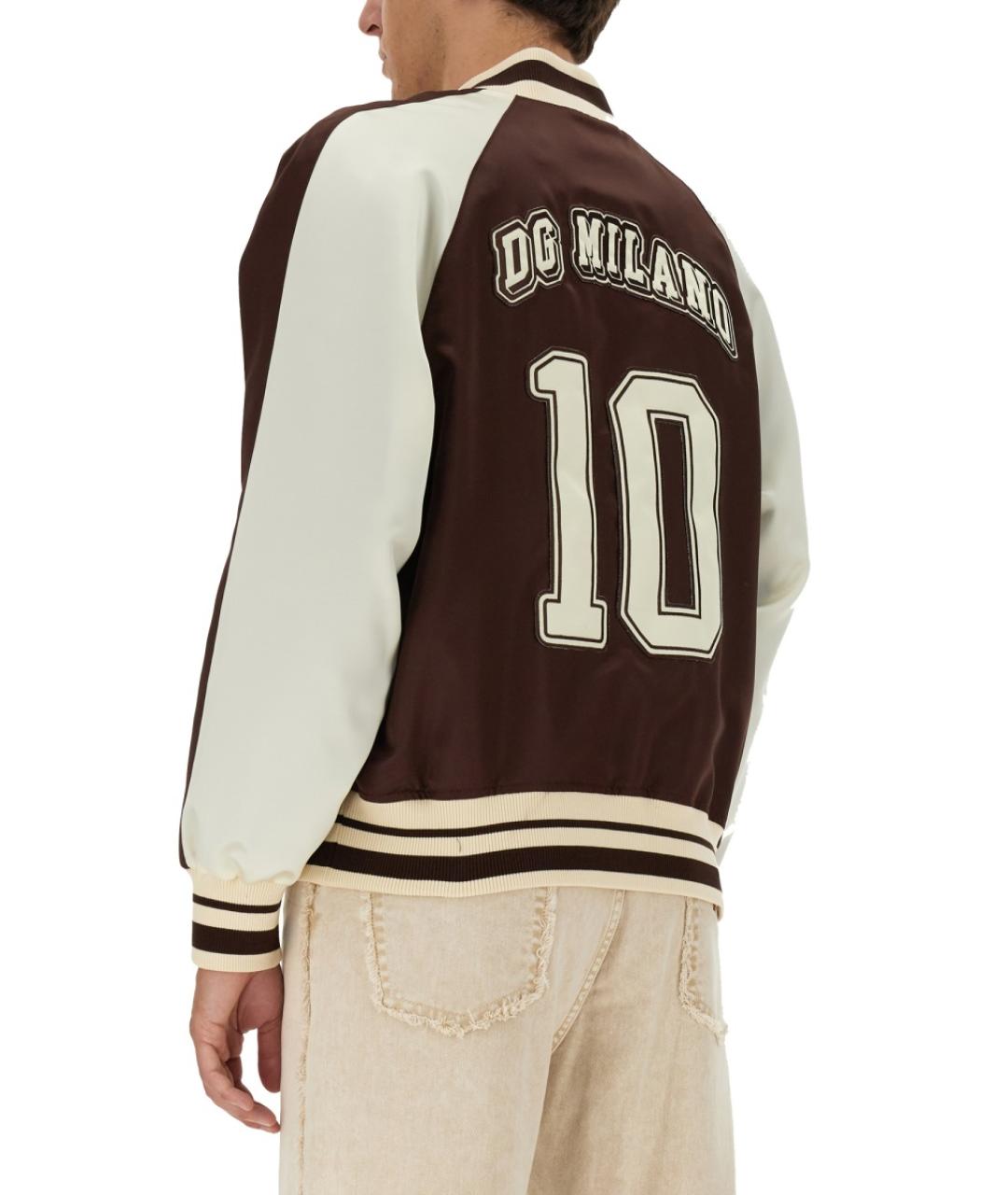 DOLCE&GABBANA Мульти полиэстеровая куртка, фото 4