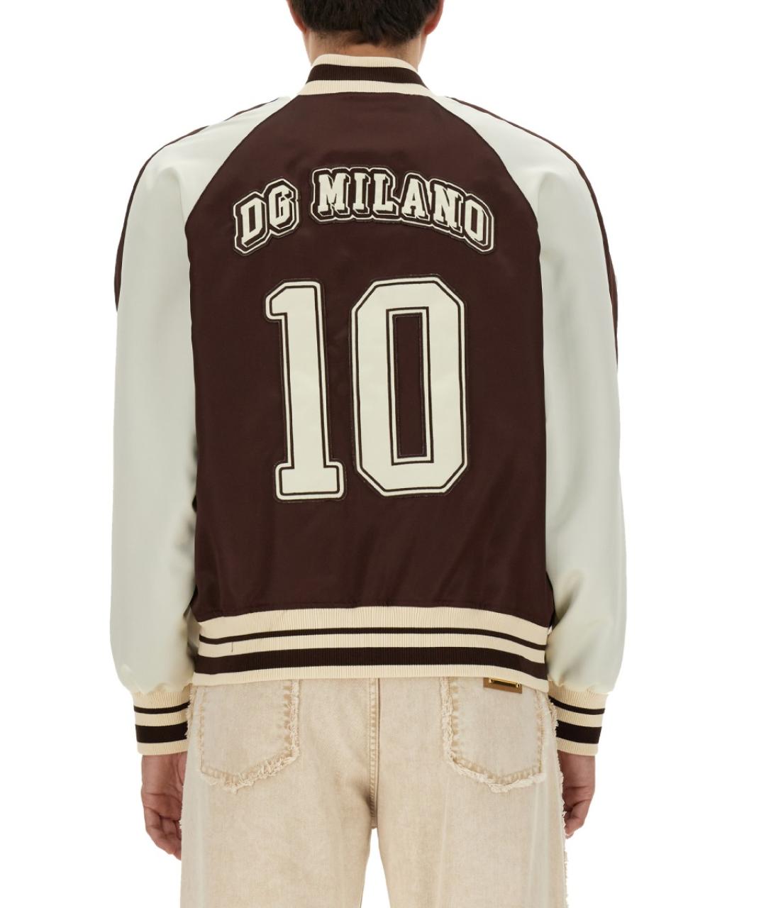 DOLCE&GABBANA Мульти полиэстеровая куртка, фото 3