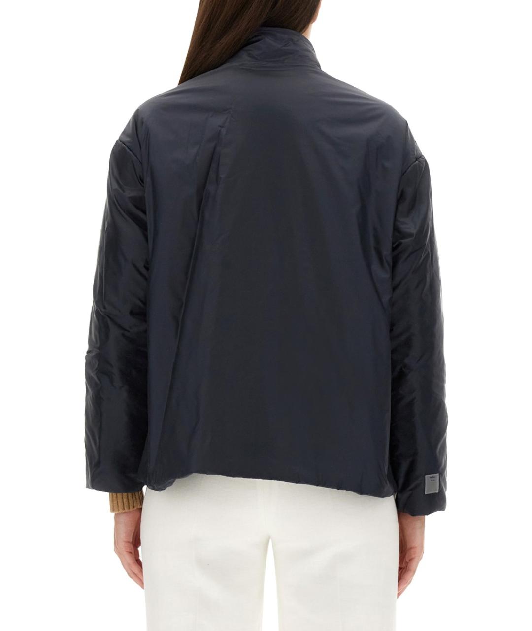 'S MAX MARA Синяя полиэстеровая куртка, фото 3