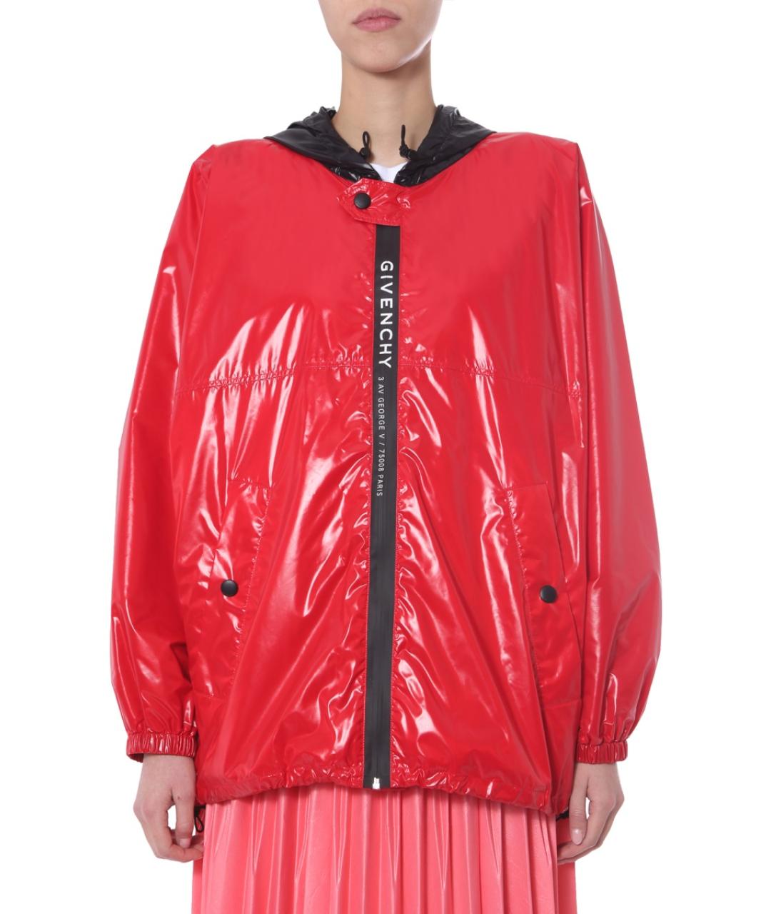 GIVENCHY Красная полиамидовая куртка, фото 1
